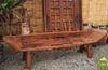 RUSTIC LOG BENCH