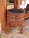 TEAK FLOWER POT